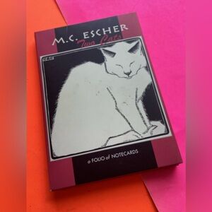 M.C. Escher cat cards folio